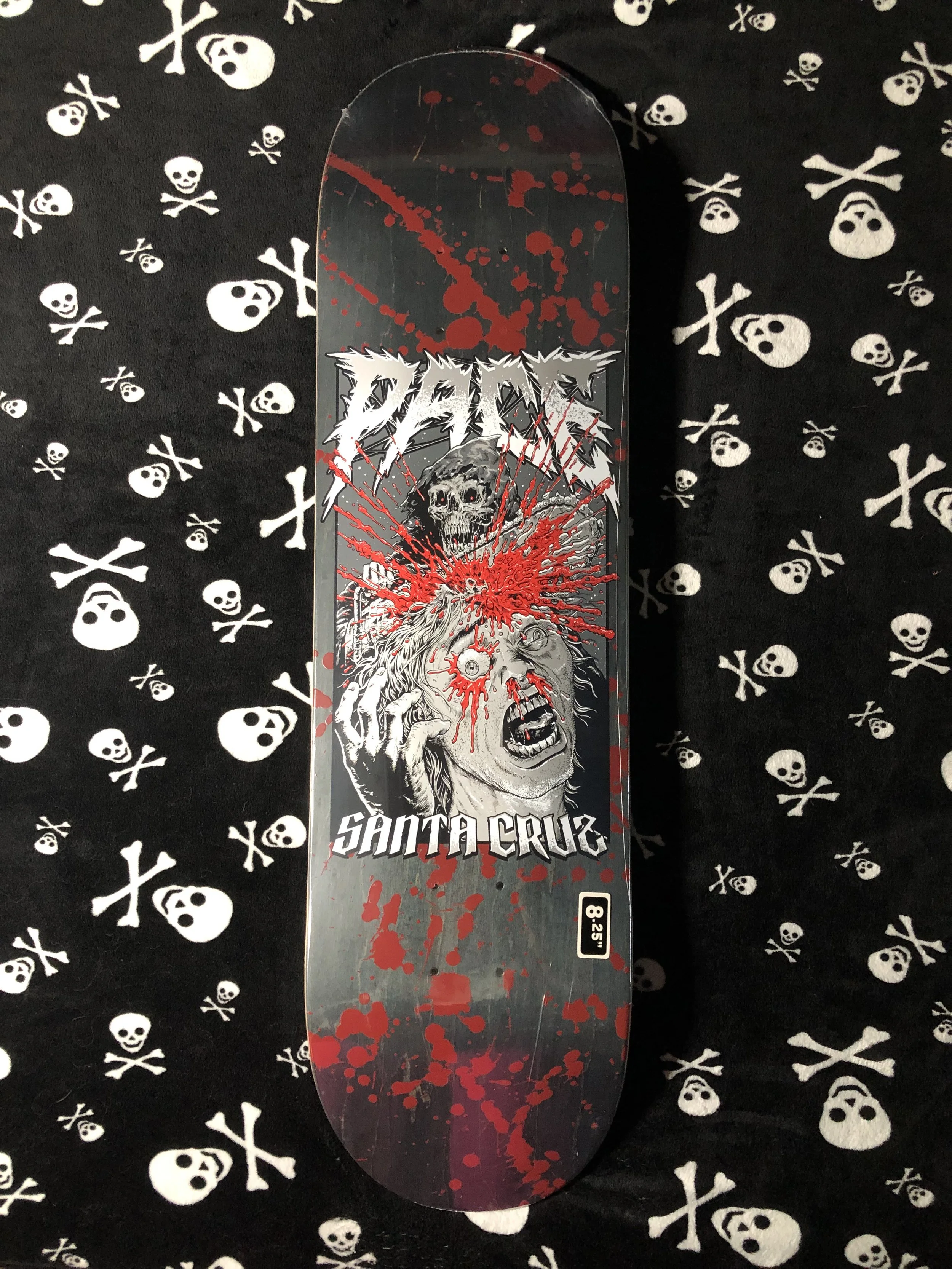 SANTA CRUZ~ PACE CHAINSAW SANTA CRUZ SKATEBOARD DECK — DEATHGEAR